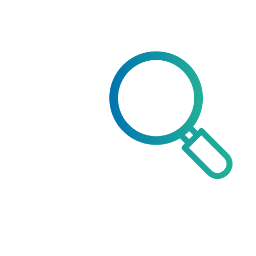 pictogramme loupe et configuration